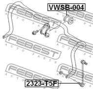 VWSB-004 - Poduszka stabilizatora FEBEST /przód/ 22 VAG TRANSPORTER/MULTIVAN T5 03-15