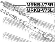 MRKB-V75R - Osłona przekładni układu kierowniczego FEBEST /P/ MITSUBISHI PAJERO/MONTERO 06-