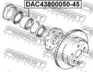 DAC43800050-45 - Łożysko koła -zestaw FEBEST /tył/ 43X80X 50X45 TOYOTA MARK 2/CHASER/CRESTA 96-01