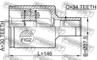 1611-210LH - Przegub nap.FEBEST /L/ /wew. / DB E 210 4 MATIC 96-02