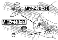 MM-Z30RH - Poduszka silnika FEBEST /P/ MITSUBISHI COLT 04-12