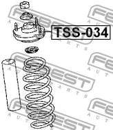 TSS-034 - Poduszka amortyzatora FEBEST /przód/ TOYOTA LAN D CRUISER 120 02-09