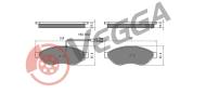 VE33346 - Klocki hamulcowe VEGGA /+2 CZ/ /+ZESTAW MONTAŻOWY/ (odp.GDB1681) PSA JUMPER 06/DUCATO 06-