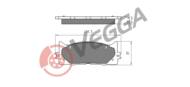 VE33353 - Klocki hamulcowe VEGGA (odp.GDB3429) TOYOTA CAMRY 06-