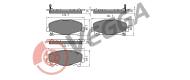 VE33369 - Klocki hamulcowe VEGGA (odp.GDB3477) HONDA ACCORD 08-