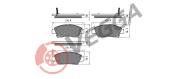 VE33372 - Klocki hamulcowe VEGGA (odp.GDB3493) HONDA JAZZ 09-