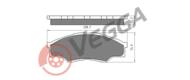 VE33374 - Klocki hamulcowe VEGGA (odp.GDB3500) TOYOTA HILUX 06-