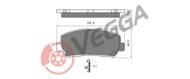 VE33384 - Klocki hamulcowe VEGGA (odp.GDB3562) MAZDA CX-5 11-