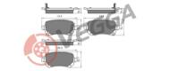 VE33414 - Klocki hamulcowe VEGGA /tył/ /+CZ/ (odp.GDB4176) CHRYSLER/FIAT FREEMONT 11-