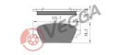 VE33427 - Klocki hamulcowe VEGGA (odp.GDB3227) NISSAN ALMERA 02-/PRIMERA 02-