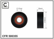 500355 CAF - Rolka napinacza CAFFARO /plastikowa/ 65x17x25 PSA 1.4-1.6HDI 09-