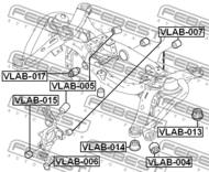 VLAB-017 - Tuleja belki FEBEST VOLVO XC90 03-14
