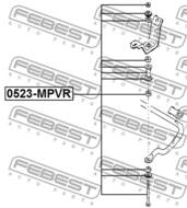0523-MPVR - Łącznik stabilizatora FEBEST /tył/ MAZDA MPV 90-99