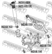 MZD-KEV2R - Odbój amortyzatora FEBEST /tył/ MAZDA CX-5 11-