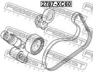 2787-XC60 - Rolka napinacza FEBEST VOLVO S80 07-16