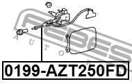 0199-AZT250FD - Linka pokrywy wlewu paliwa FEBEST TOYOTA AVENSIS 03-08