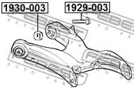 1930-003 - Elem.mocowania wahacza FEBEST BMW X5 E70 06-13