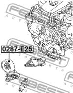 0287-E25 - Rolka napinacza FEBEST NISSAN PATROL/SAFARI 97-06