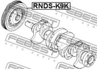RNDS-K9K - Koło pasowe wału FEBEST RENAULT LOGAN 05-13