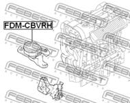 FDM-CBVRH - Poduszka silnika FEBEST /P/ VOLVO/FORD 1.6-2.5 03- /hydropodstawa/