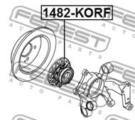 1482-KORF - Łożysko koła -piasta FEBEST /przód/ SSANG YONG NEW ACTYON 10-13