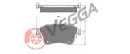 VE33437 - Klocki hamulcowe VEGGA (odp.GDB1933) DB A (W176) /B (W246) 11-