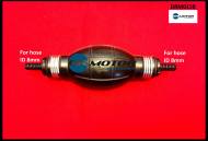 DRM0158 - Pompka do paliwa DR.MOTOR /ręczna/ /gruszka pompka gumowa/ 8mm /wejście/wyjście-proste/