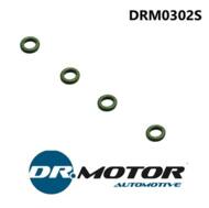 DRM0302S - Oring króćca przew.przelewowego DR.MOTOR /zestaw-4 szt./ PSA/ FORD C1/C2/XARA/6/7/ 1.4 HDI