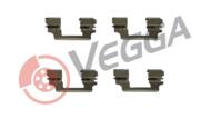 VE35449 - Zestaw instalacyjny klocków hamulcowych VEGGA /tył/ /sys.TRW/ BMW 5 (F10) 09-/BMW X3 10-