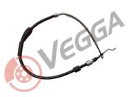 VE36024 - Linka hamulca ręcznego VEGGA /bębny/ /tył/VAG TRANSPORTER IV 90-