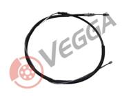 VE36034 - Linka hamulca ręcznego VEGGA /tarcze/ PSA C4 I 04- /PSA 307 00-
