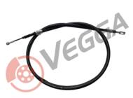 VE36038 - Linka hamulca ręcznego VEGGA /tarcze/ /tył/VAG SHARAN 95- /FORD GALAXY 95-