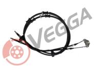 VE36032 - Linka hamulca ręcznego VEGGA /tarcze/ /tył/OPEL ASTRA G 98-