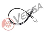 VE36023 - Linka hamulca ręcznego VEGGA /bębny/ /tył/OPEL ASTRA G 98-