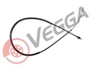 VE36046 - Linka hamulca ręcznego VEGGA /tarcze/ /tył/PSA 206 98-