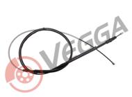 VE36049 - Linka hamulca ręcznego VEGGA /tarcze/ /tył/PSA 207 06-