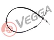 VE36057 - Linka hamulca ręcznego VEGGA /tarcze/ /tył/RENAULT MASTER III 10-
