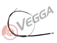 VE36062 - Linka hamulca ręcznego VEGGA /tarcze/ /tył/RENAULT SCENIC II 03- /RENAULT MEGANE II 01-