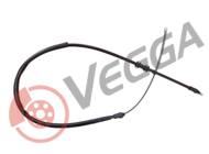 VE36071 - Linka hamulca ręcznego VEGGA /bębny/ /tył L/RENAULT KANGOO 97-