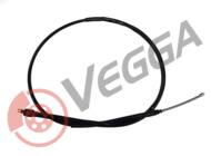 VE36075 - Linka hamulca ręcznego VEGGA /bębny/ /tył P/RENAULT CLIO III 05-