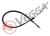 VE36078 - Linka hamulca ręcznego VEGGA /bębny/ /tył L/RENAULT CLIO II 98-