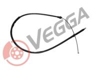 VE36080 - Linka hamulca ręcznego VEGGA /bębny/ /tył P/RENAULT CLIO II 98-