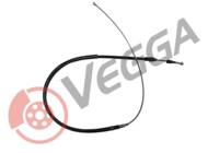 VE36082 - Linka hamulca ręcznego VEGGA /tarcze/ VAG A3 03- /GOLF VI 08-