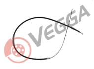 VE36090 - Linka hamulca ręcznego VEGGA /tarcze/ /tył/VAG FABIA III 14- /POLO 09-