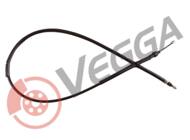 VE36101 - Linka hamulca ręcznego VEGGA /tarcze/ /tył PRENAULT CLIO III 05-