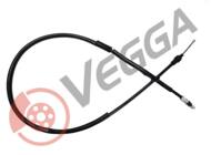 VE36102 - Linka hamulca ręcznego VEGGA /tarcze/ /tył LRENAULT CLIO III 05-