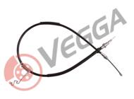 VE36105 - Linka hamulca ręcznego VEGGA /tarcze/ /tył P/ FORD TRANSIT 06-