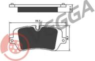 VE33491 - Klocki hamulcowe VEGGA /tył/ (odp.GDB2029) RANGE ROVER 12-