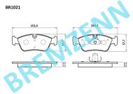 BR1021 - Klocki hamulcowe BREMZENN (odp.GDB1348) BMW 3 E36/E46