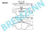 BR1035 - Klocki hamulcowe BREMZENN (odp.GDB1683) FORD GALAXY 06-/MONDEO 07-